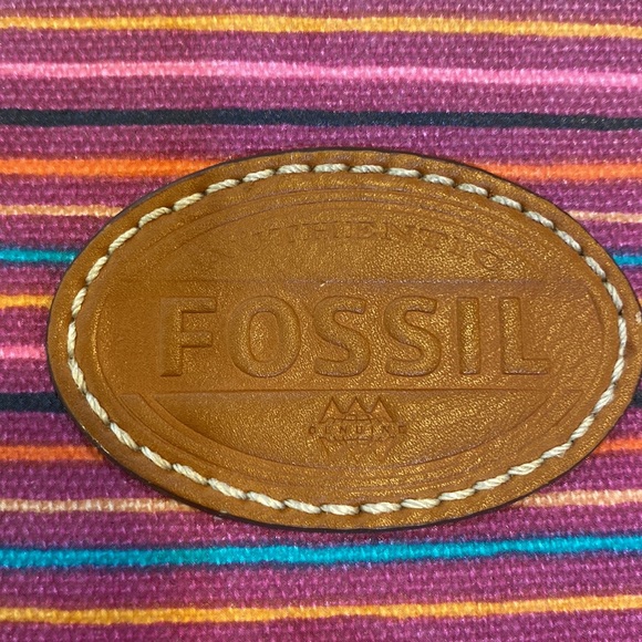 FOSSIL STRIPED SHOULDER BAG - Picture 4 of 8